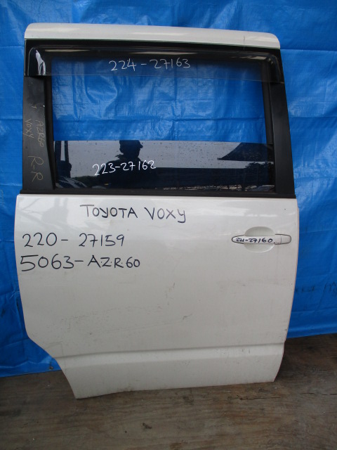 Used Toyota Voxy DOOR SHELL REAR RIGHT